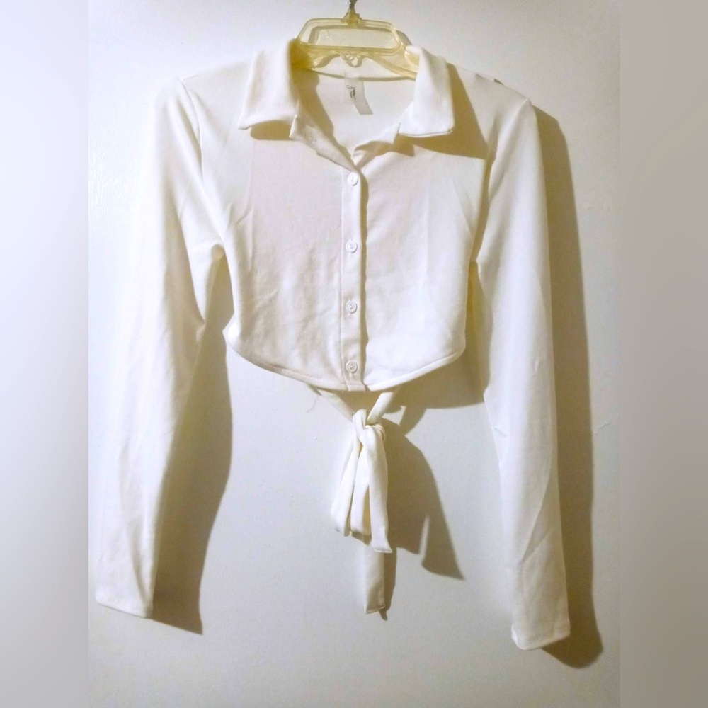 Junie white blouse L